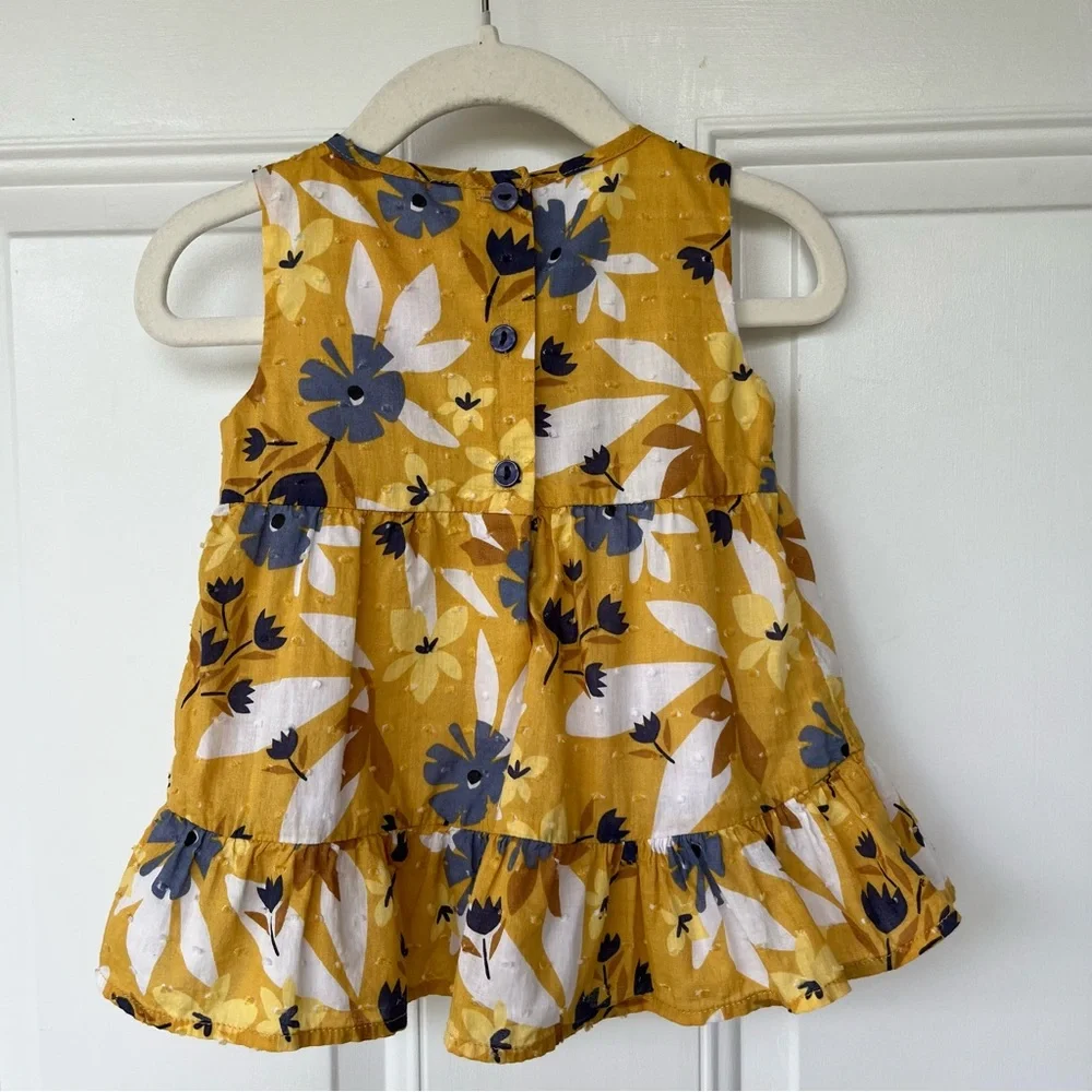 •Tommy Bahama• Little Girls Floral Ruffle Sundress - Size 18 Months